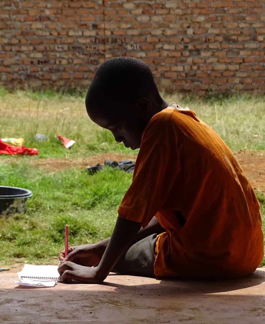 Student focused on learning — the students tutors serve